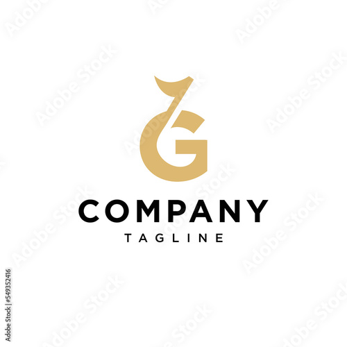 G Letter Music Note Vector logo icon vector Template 