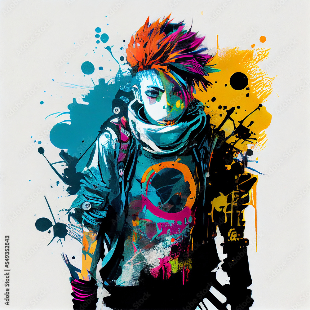 Anime Graffiti atompunk kid 