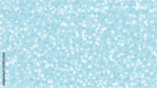 Snowflakes background. Snowflake christmas vector landscape.