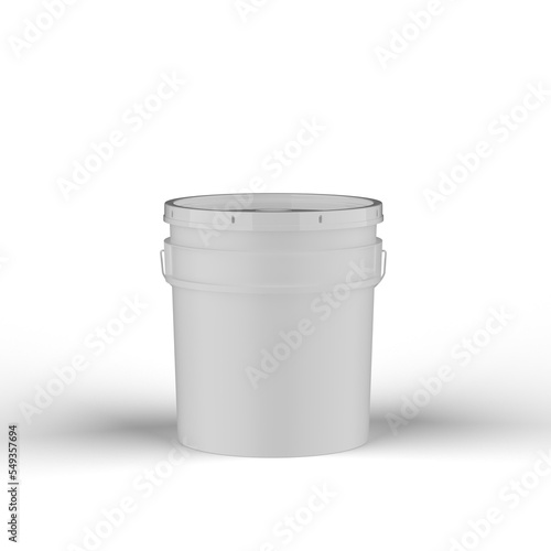 Paint Bucket 3D Rendering