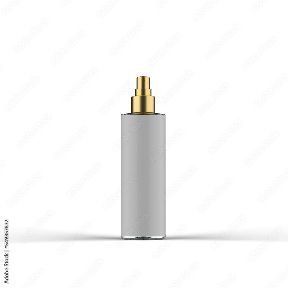 Glass Spray Bottle 3D Rendering Glass Spray Bottle 3D Rendering