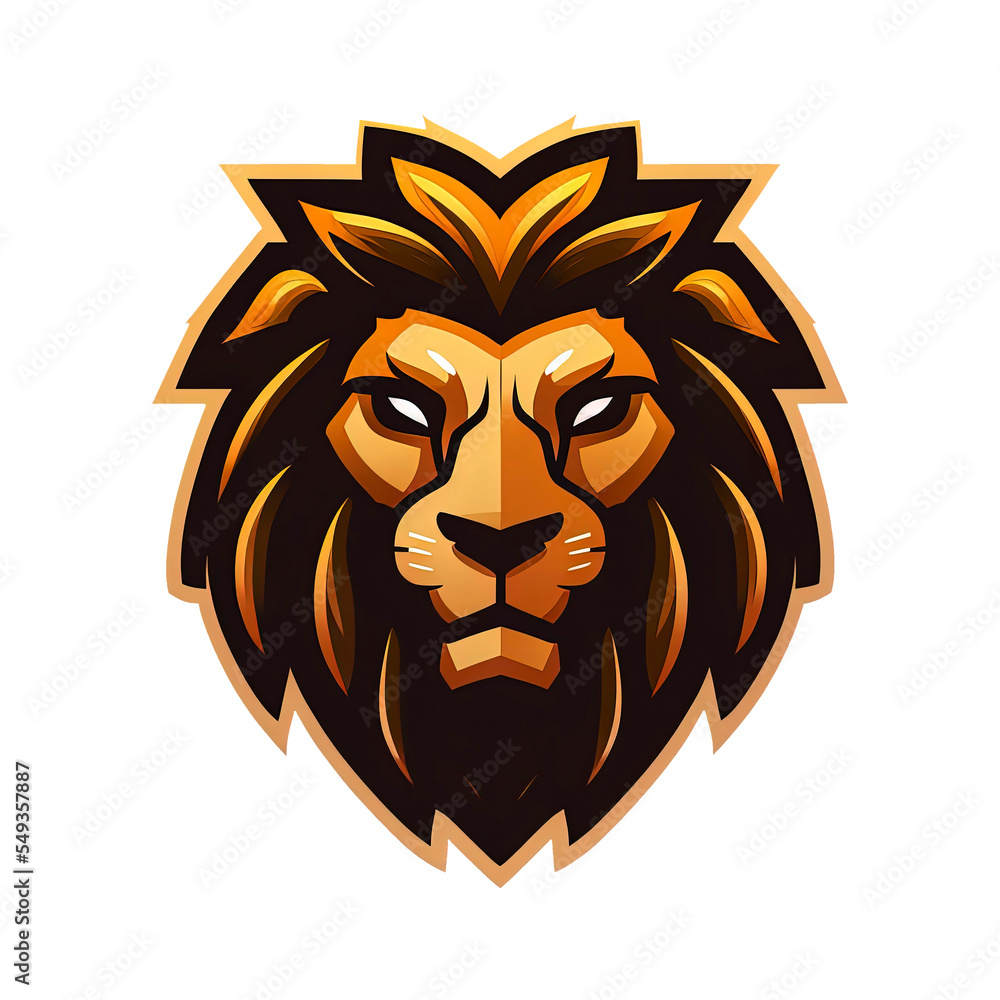 Fototapeta premium Lion logo game