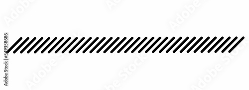 Slash line isolated on white background