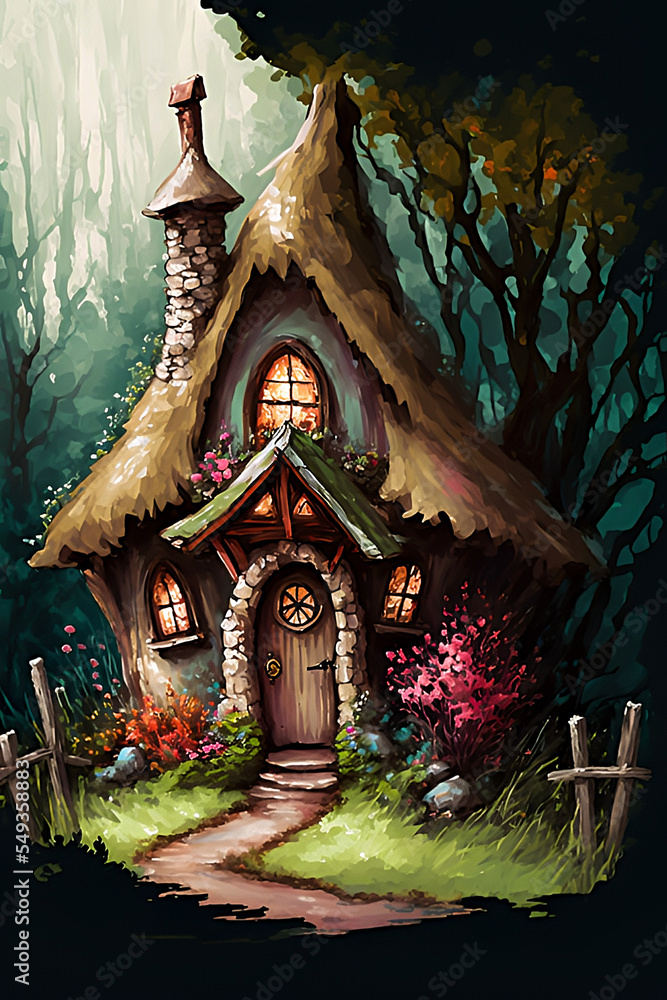 Fototapeta premium Fairy house