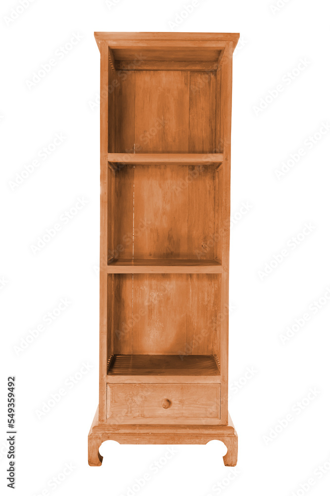 Empty wooden shelf. Empty wooden shelf.