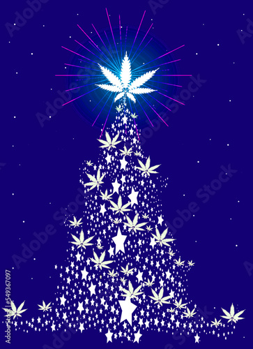  Hemp Spangled Xmas Tree