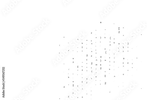 Light Black vector pattern with arithmetic signs.
