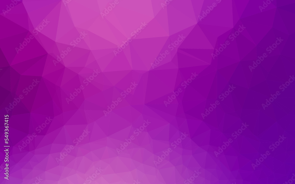 Light Purple vector triangle mosaic template. Light Purple vector triangle mosaic template.