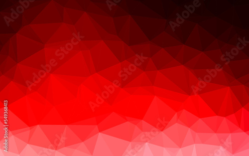 Light Red vector low poly cover.