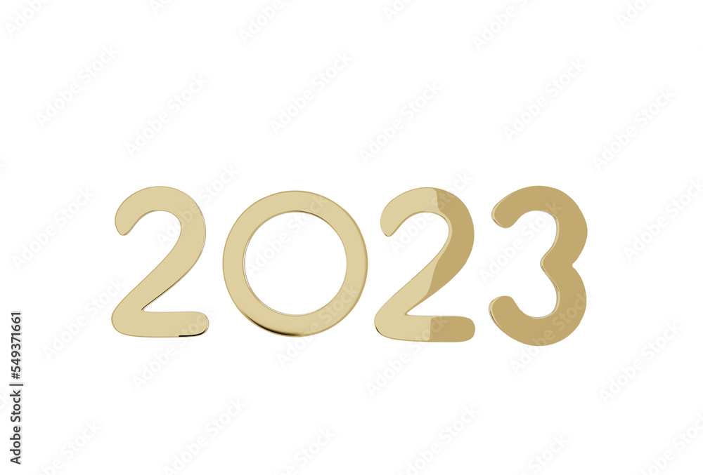 Happy new 2023 year gold text in balloon .3d illustration. Happy new 2023 year gold text in balloon .3d illustration.