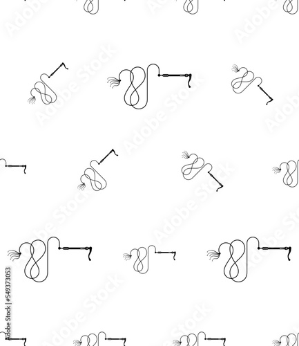 Whip Icon Seamless Pattern M_2211008