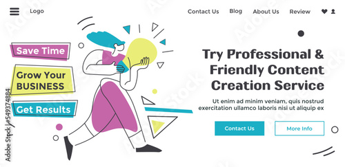 Try professional friendly content creation service