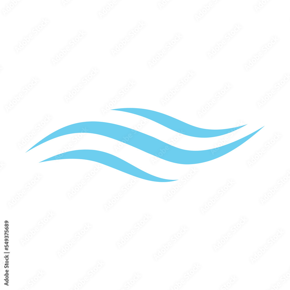Abstract water icon on transparent background. Abstract water icon on transparent background.