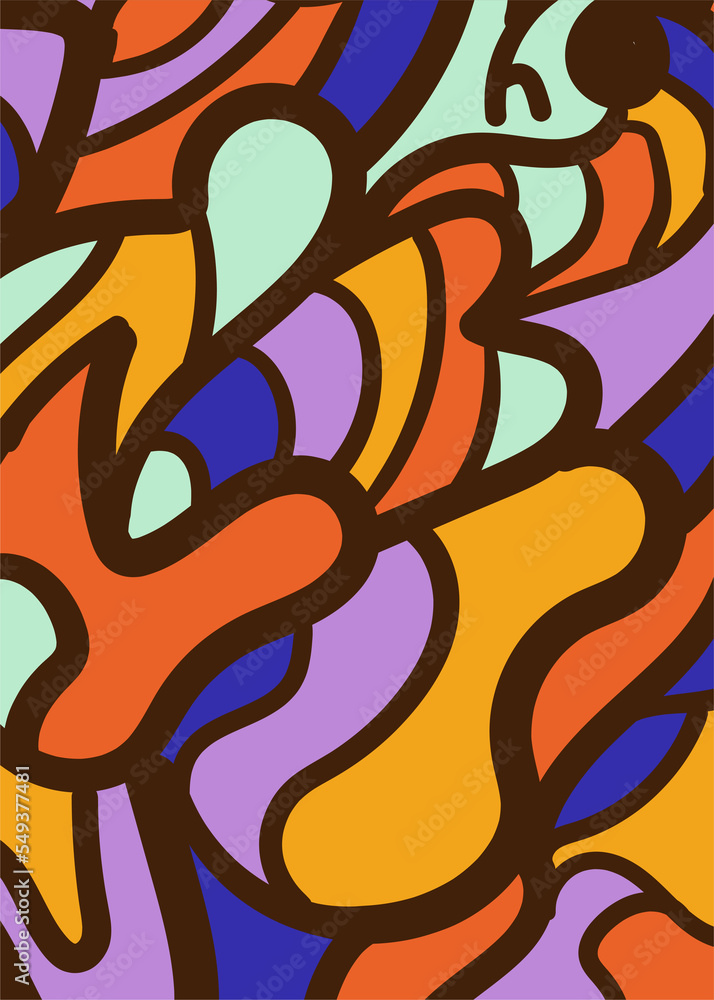 abstract ornament design background