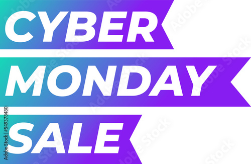cyber monday sale design element
