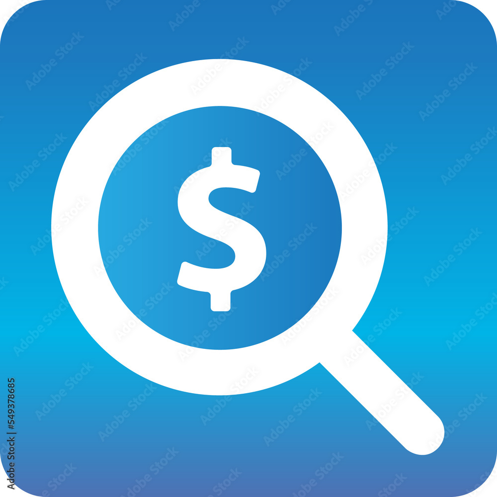 money search gradient icon money search gradient icon