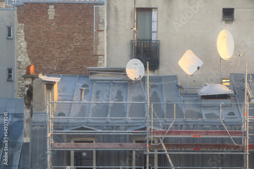 Obraz na płótnie parabole satellite, Paris