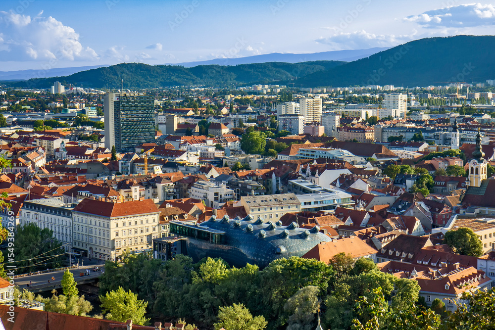 Graz Art Museum was built as part of the European Capital of Culture celebrations in 2003 and has since become an architectural landmark in Graz, Austria
