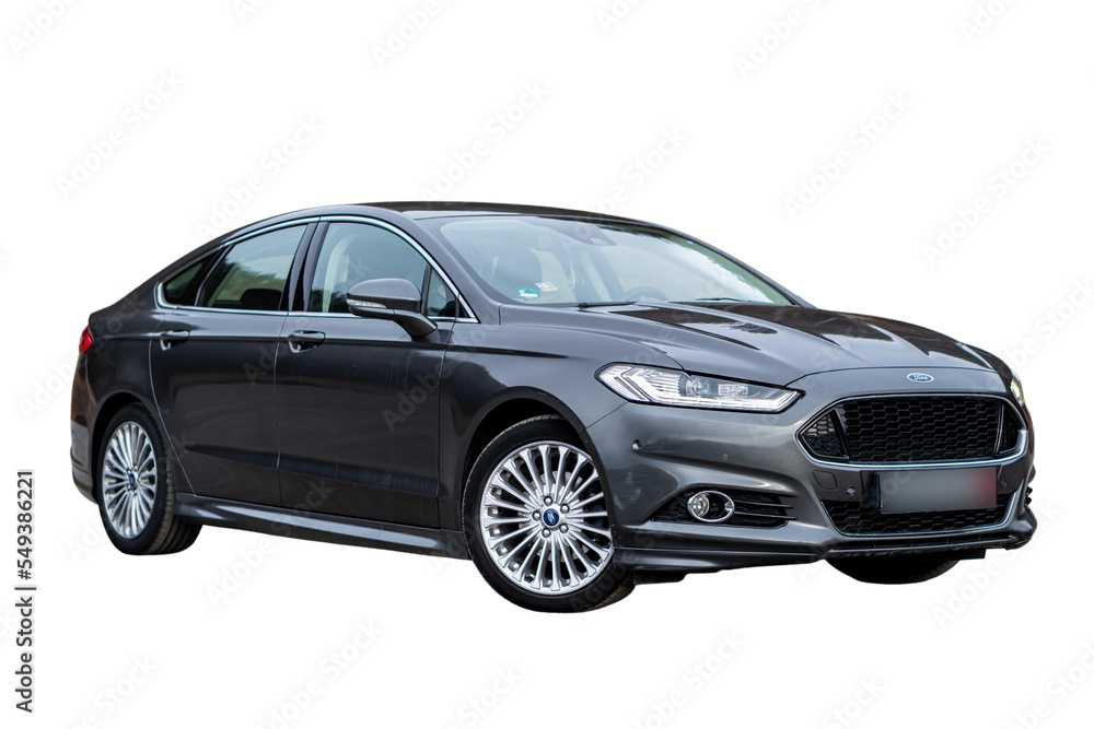 Cluj-Napoca,Cluj/Romania-01.31.2020-Ford Mondeo MK5 Sport edition with  dynamic led headlights, sport front bumper, 18 inch alloy wheels, Aston  Martin look a like, png Stock-Foto