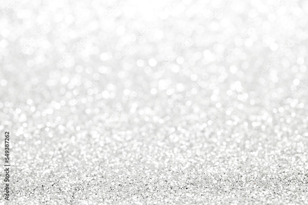 Obraz premium Shiny silver lights background