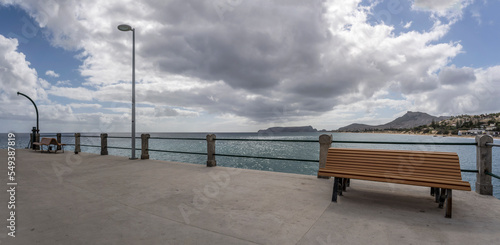 on pier at Vila Baleira, Porto Santo island photo