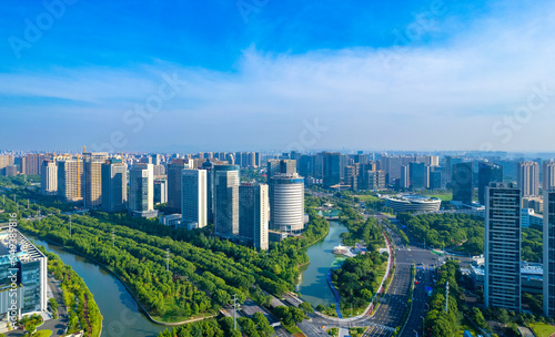 Urban Scenery of Yinzhou District  Ningbo  China