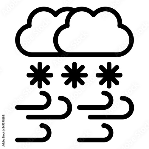 snowstorm icon style