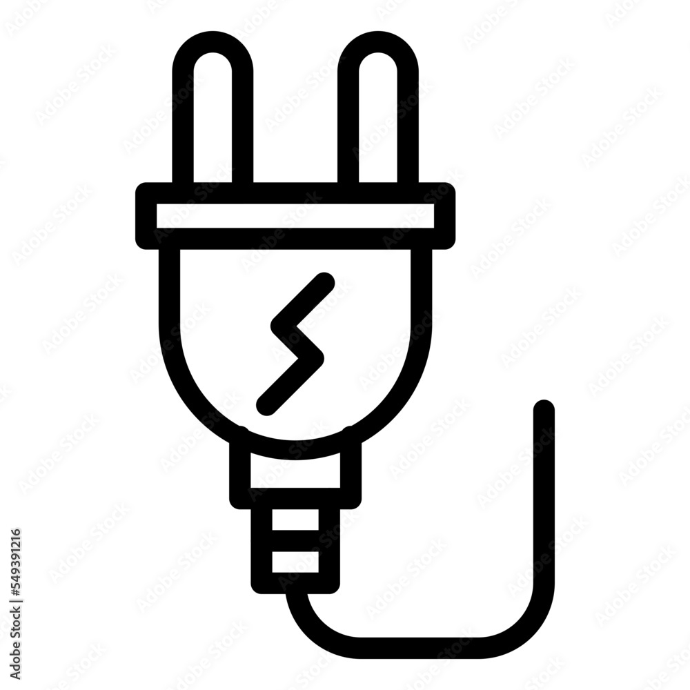 Power Plug Icon Style