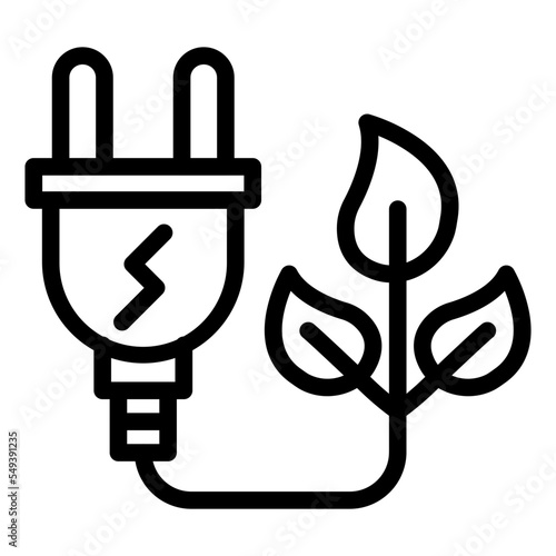 Sustainable Energy Icon Style