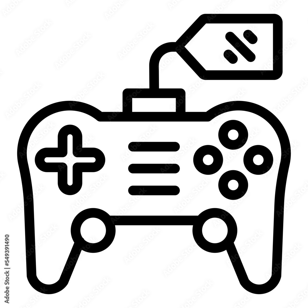 Gamepad Sale Icon Style Gamepad Sale Icon Style