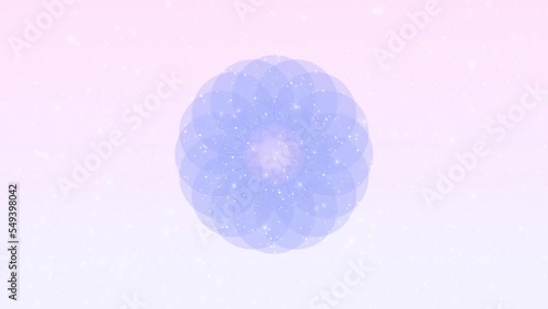 Blue Mandala Breathwork Meditation Animation