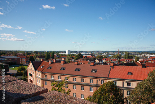 view of the town Linköping, Sweden