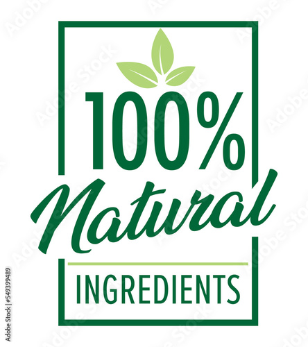 Natural product badge transparent design element.