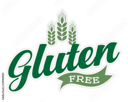 Gluten Free badge sign png transparent for food product