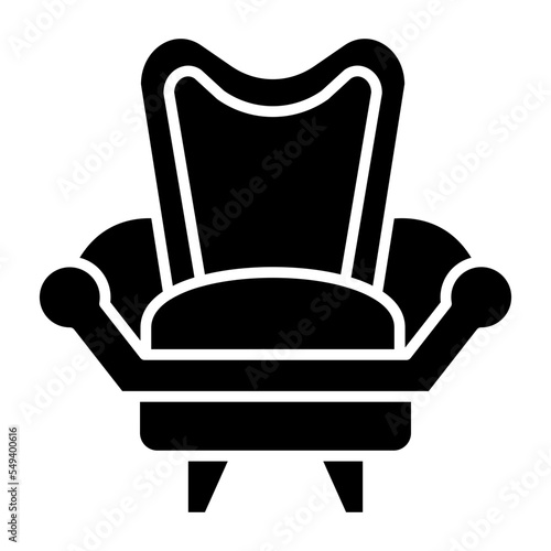 Armchair Icon Style