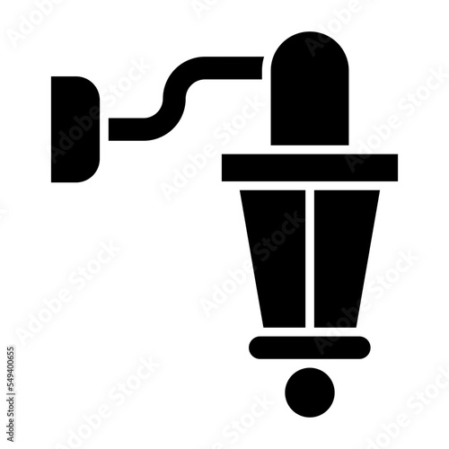 wall lamp icon style