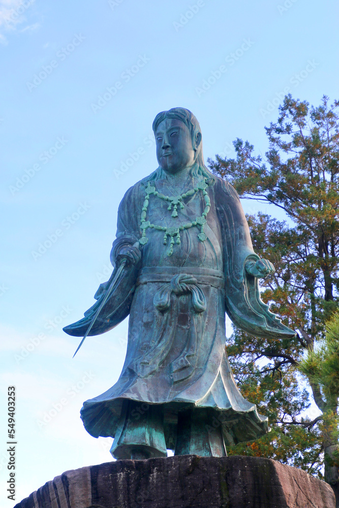 大和武尊の像・兼六園（石川県・金沢市）