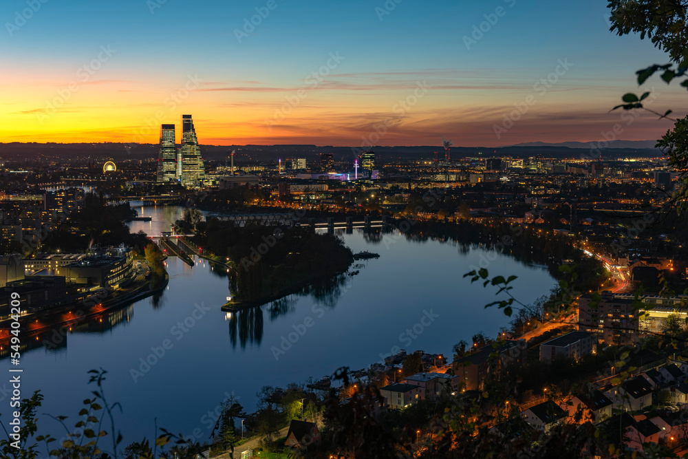 Fototapeta premium Basel 2 Towers