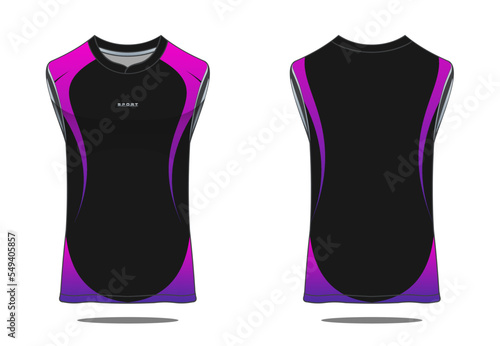 Vector tank top sport illustration