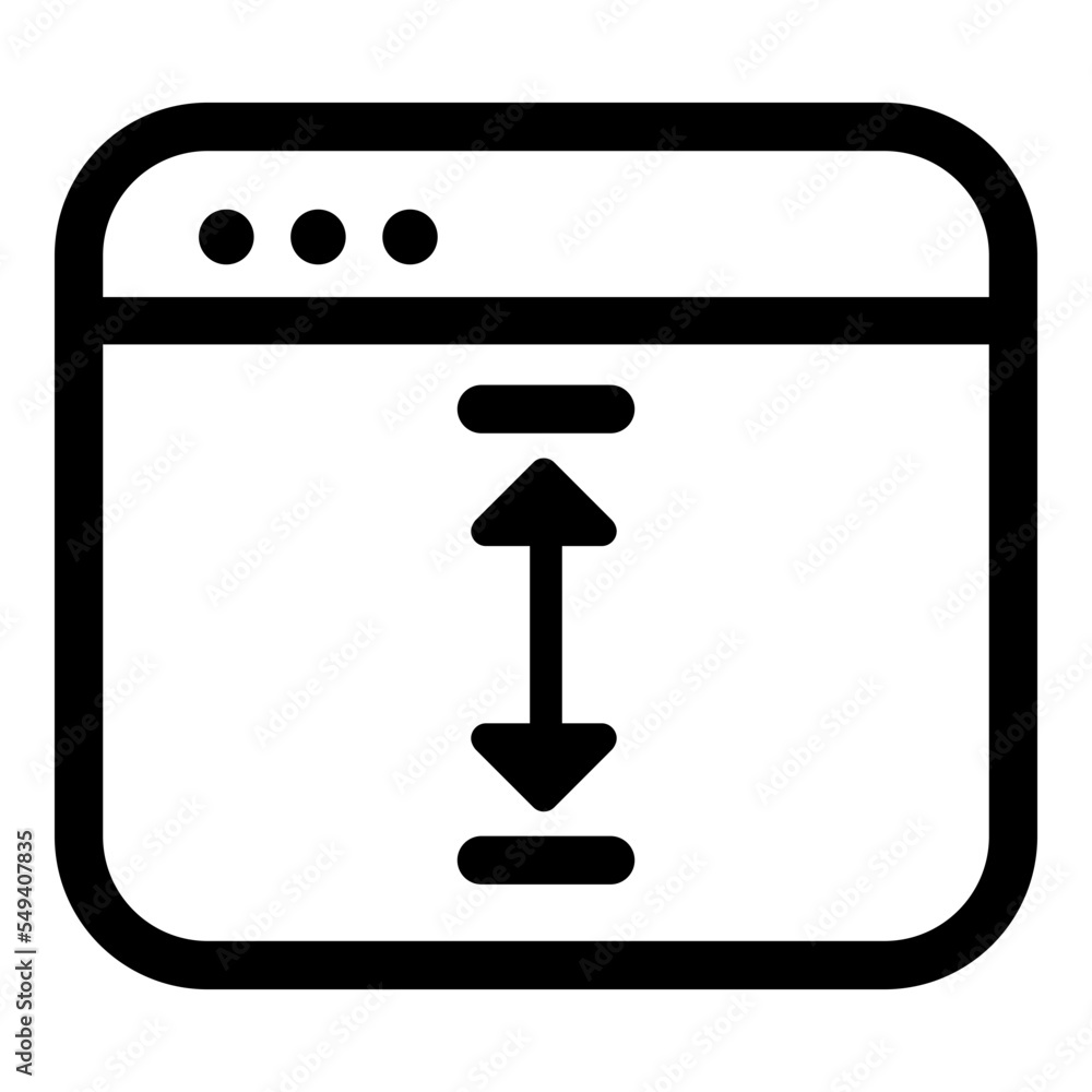 Editable windows ui icons vector illustrations