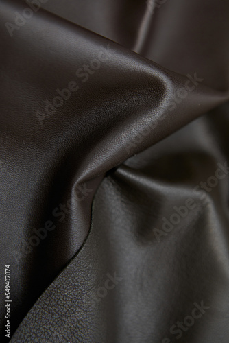 leather samples of different textures for tailoring.