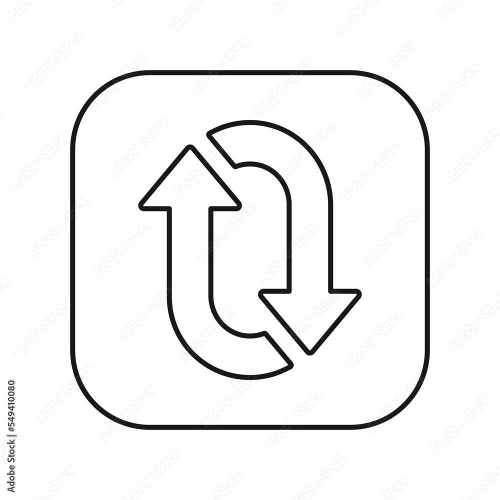 Clockwise icon. Multimedia symbol modern, simple, vector, icon for website design, mobile app, ui. Vector Illustration Clockwise icon. Multimedia symbol modern, simple, vector, icon for website design, mobile app, ui. Vector Illustration