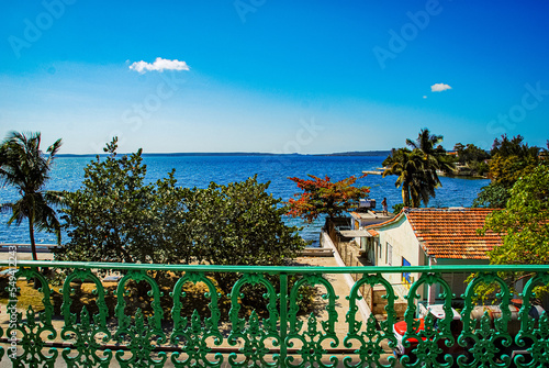 Photography Outlook from Palace De Valle in Punta Gorda in Cien Fuegos, Cuba