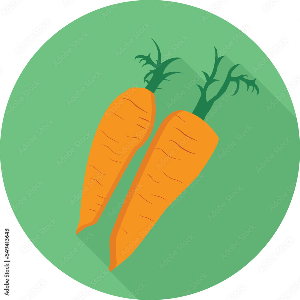 flat icons for carrot,vector illustrations flat icons for carrot,vector illustrations