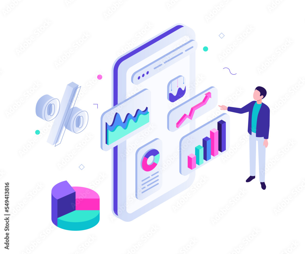 Financial accounting. Man worker analyzing digital graphs, diagrams and charts on tablet screen. Modern technology Financial accounting. Man worker analyzing digital graphs, diagrams and charts on tablet screen. Modern technology