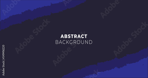 Dark blue solid color abstract paper cut art background. simple and minimalist background.