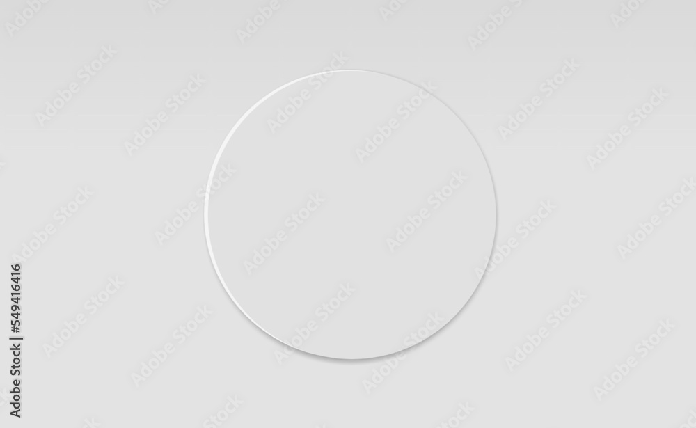 Circle on white background 