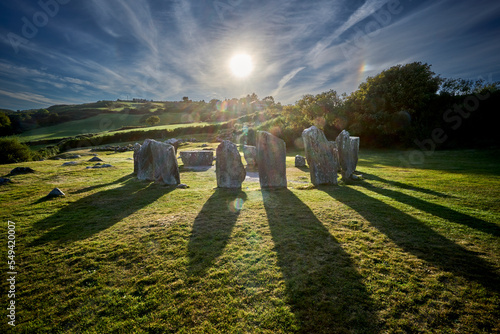 archaeological site of prehistoric stone circle of Drombeg, County Cork in southern Ireland
 photo