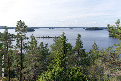 Photo of the lake region in Finland