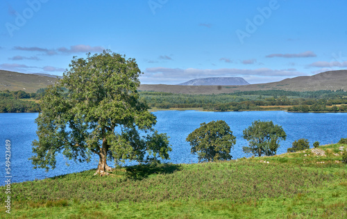 landscape at Lough Beagh in the Glenveagh National park, near Churchill, Donegal, northern Republic of Ireland photo